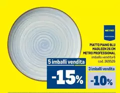 Blu - Piatti Piano  Madlen 26 Cm