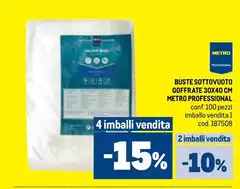 Buste Sottovuoto 30x40 Cm Buste Sottovuoto 30x40 Cm