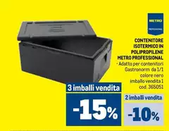 Contentore Isotermico In Polipropilene