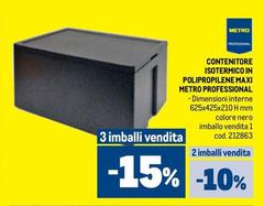 Maxi - Contenitore Isotermico In Polipropilene