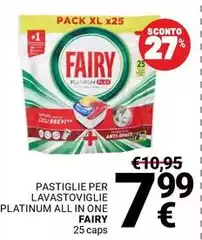 Fairy - Pastiglie Per Lavastoviglie Platinum All In One