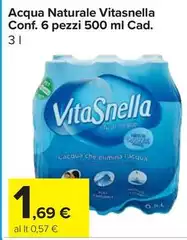 Vitasnella - Acqua Naturale