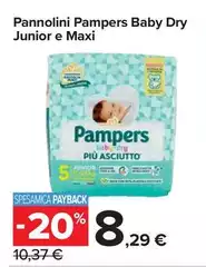 Pampers - Pannolini Baby Dry Junior E Maxi