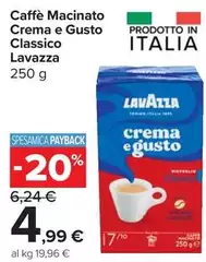 Lavazza - Caffè Macinato Crema E Gusto Classico