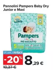 Pampers - Pannolini Baby Dry Junior E Maxi