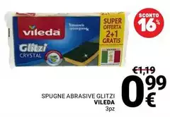 Vileda - Spugne Abrasive Glitzi