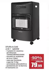 Dictrolux - Stufa A Gas 2 In 1