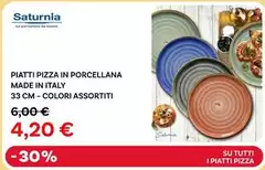 Saturnia - Piatti Pizza In Porcellana Made In Italy Saturnia - Piatti Pizza In Porcellana Made In Italy