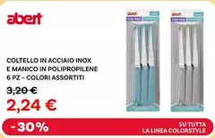 Abert - Coltello In Acciaio Inox E Manico In Polipropilene Abert - Coltello In Acciaio Inox E Manico In Polipropilene