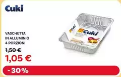 Cuki - Vaschetta In Alluminio Cuki - Vaschetta In Alluminio