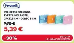 Favorit - Valigetta Polionda Every Linea Pastel Favorit - Valigetta Polionda Every Linea Pastel