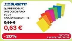 Blasetti Quaderno Maxi One Color Fluo Blasetti Quaderno Maxi One Color Fluo
