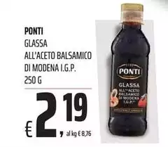 Ponti - Glassa All'Aceto Balsamico Di Modena I.G.P.