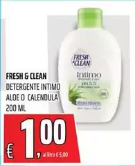 Fresh & Clean - Detergente Intimo Aloe O Calendula