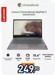 Lenovo - Chromebook IdeaPad 3 82N4004DIX 
