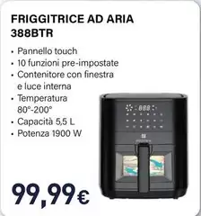 Electroline - Friggitrice Ad Aria 388BTR 