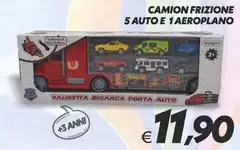 Camion Frizione 5 Auto E 1 Aeroplano