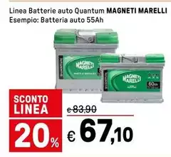 Magneti marelli - Linea Batterie Auto Quantum