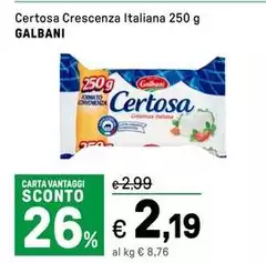 Galbani - Certosa Crescenza Italiana