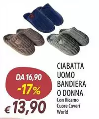 Cuore - Ciabatta Uomo Bandiera O Donna