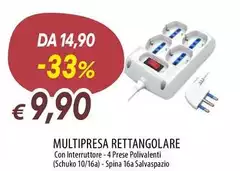 Spina - Multipresa Rettangolare Spina - Multipresa Rettangolare