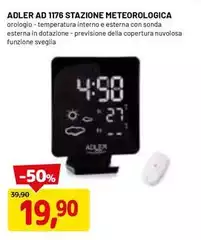 Adler Ad 1176 Stazione Meteorologica