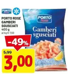 Porto rose - Gamberi Sgusciati