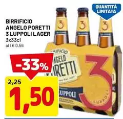Birrificio Angelo Poretti -  3 Luppoli Lager