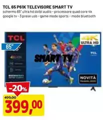 TCL - 65 P615L Televisore Smart Tv