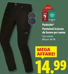 Parkside - Pantaloni In Jeans Da Lavoro Per Uomo