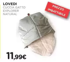 Lovedi - Cuccia Gatto Explorer Natural