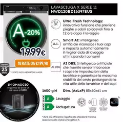 Haier - Lavasciuga X Serie 11 HWD120BD16397EUS