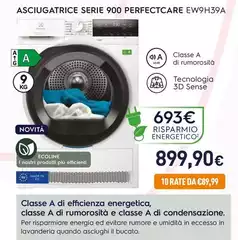Electrolux - Asciugatrice Serie 900 Perfectcare EW9H39A 