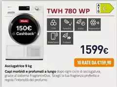 Miele - Asciugatrice 9 Kg TWH 780 WP