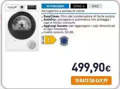 Bosch - Asciugatrice A Pompa Di Calore WTH85298II