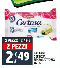Galbani - Certosa Senza Lattosio