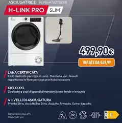 Hoover - Asciugatrice HLPB4H7A2TBEX11 H-Link Pro Slim Hoover - Asciugatrice HLPB4H7A2TBEX11 H-Link Pro Slim