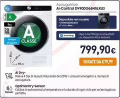 Samsung - Aciugatrice AI-Control DV90DG6845LKU3 