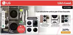 LG - WashTower WT1210BBF Colonna Bucato 12/10kg AI DD, Classe A-10%/A+++, Pannello Unificato LG - WashTower WT1210BBF Colonna Bucato 12/10kg AI DD, Classe A-10%/A+++, Pannello Unificato
