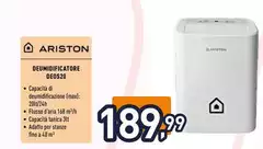 Ariston - Deumidificatore DEOS20 Ariston - Deumidificatore DEOS20
