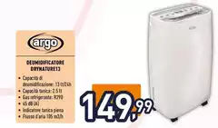 Argo - Deumidificatore Drynature13 