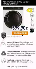 Haier - Asciugatrice I-Pro Serie 5 HD100-D959E-IT