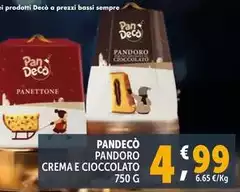 Pandecò - Pandoro Crema E Cioccolato Pandecò - Pandoro Crema E Cioccolato