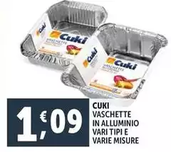 Cuki - Vaschette In Alluminio