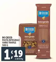 De Cecco - Pasta Integrale
