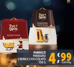 Pandeco - Pandoro Crema E Cioccolato Pandeco - Pandoro Crema E Cioccolato