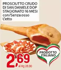 San daniele - Prosciutto Crudo Di San Daniele DOP Stagionato 16 Mesi