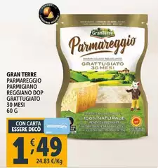 Parmareggio - Parmigiano Reggiano DOP Grattugiato 30 Mesi
