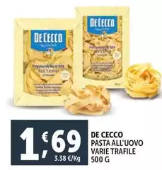 De Cecco - Pasta All'Uovo