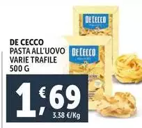 De Cecco - Pasta All'Uovo